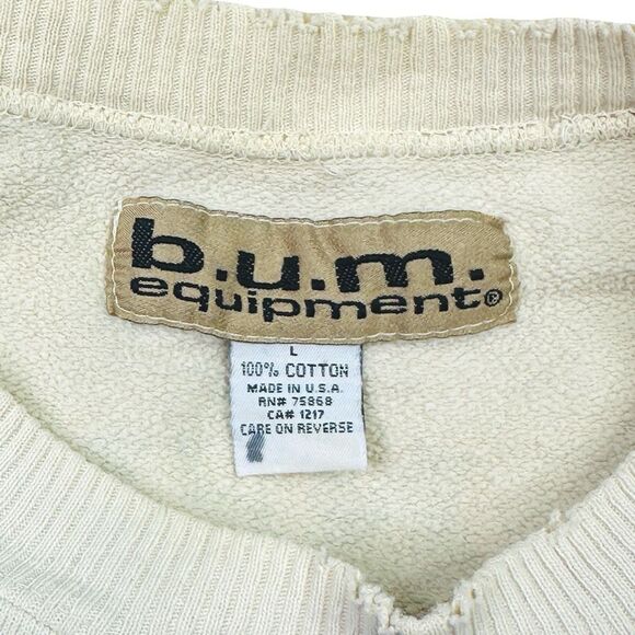 Vintage B.U.M. Equipment 1993 B.U.M. Bears Crew Neck Sweatshirt - Size Large - Picture 6 of 12